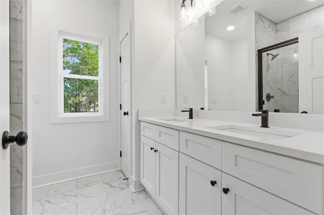 a view of an empty room