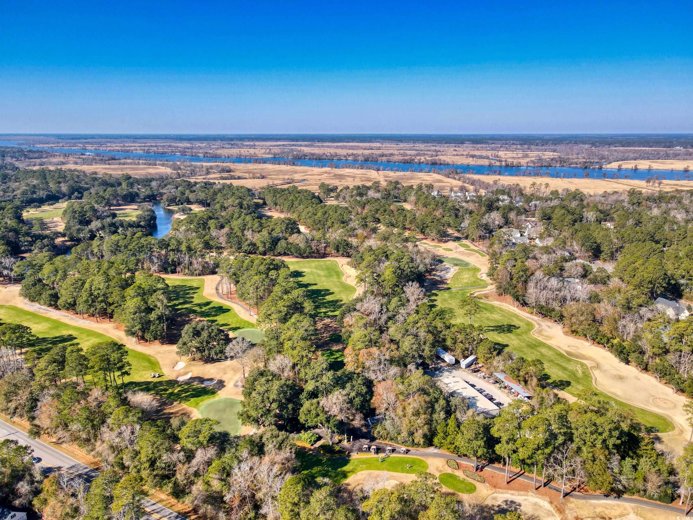 116 Great Lakes Road Pawleys Island, SC 29585 - Photo 35 of 37 Aerial view featuring a water view