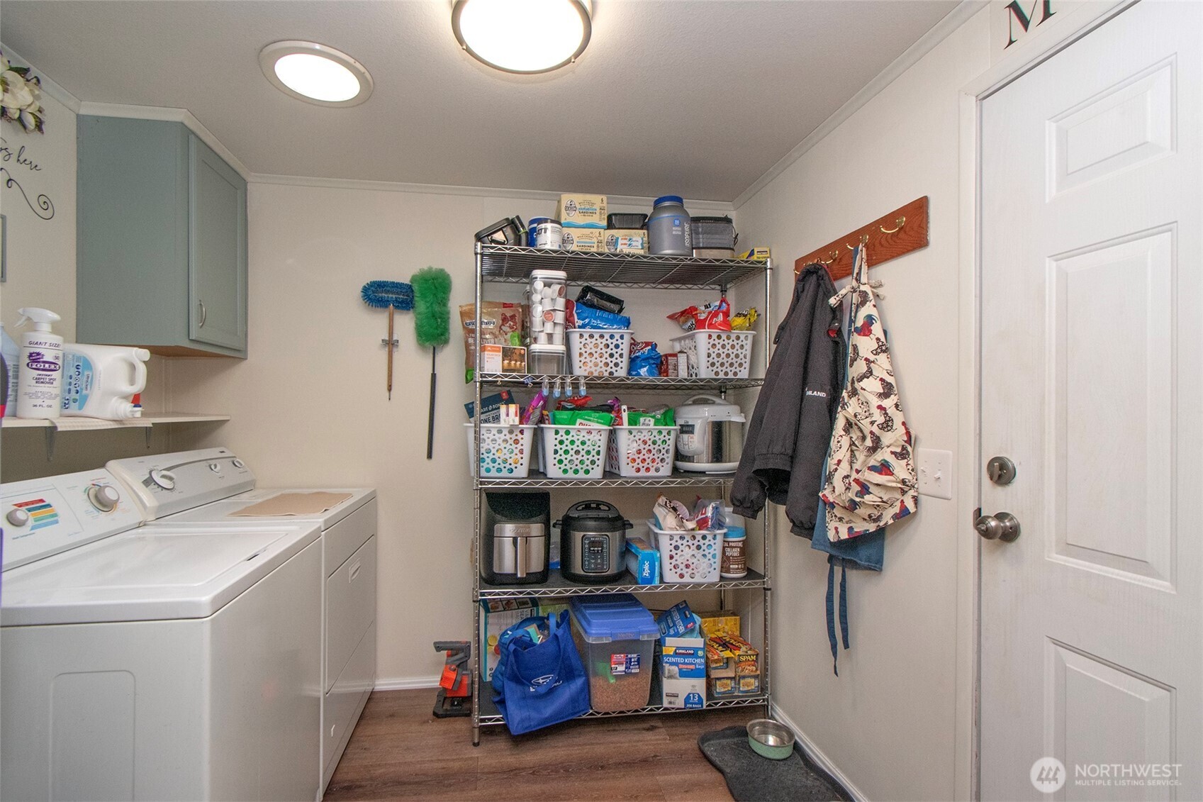 141 Lavender Ridge Lane Sequim, WA 98382 - Photo 28 of 40 a view of storage and utility room with washer and dryer