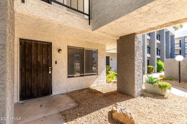 a view of a entryway front of house