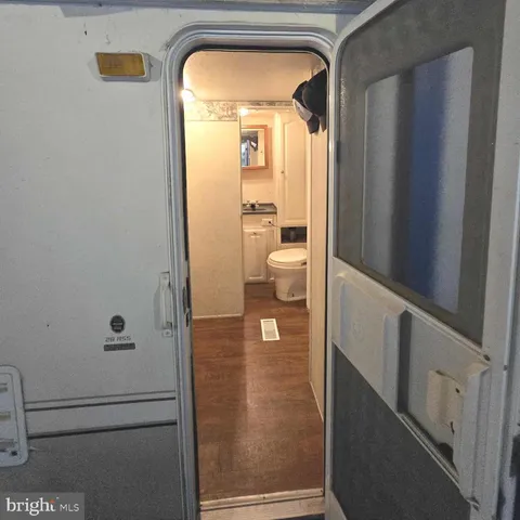 a bathroom with a toilet