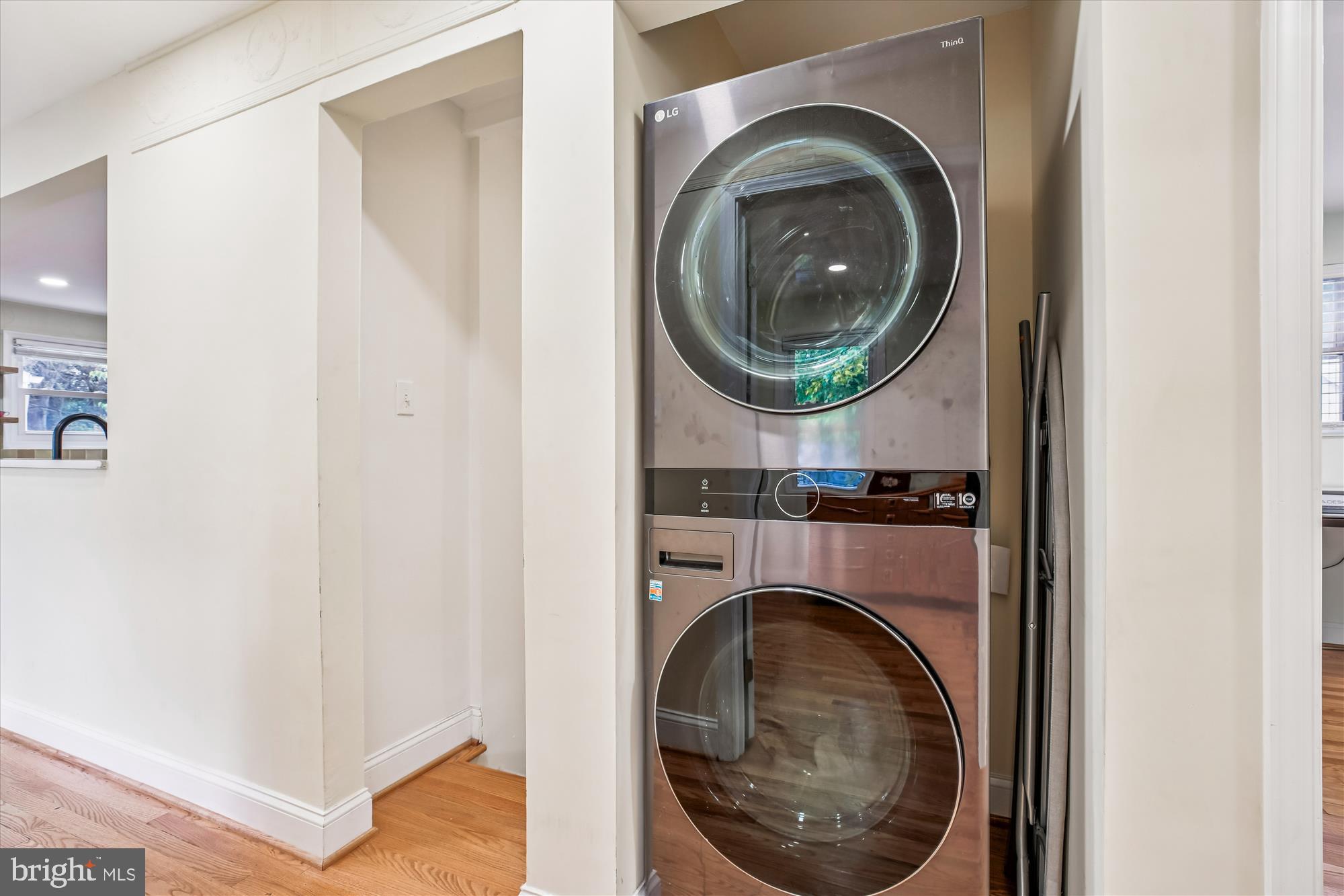4805 Topping Road Rockville, MD 20852 - Photo 22 of 38 a close view of a washer and dryer in a utility room
