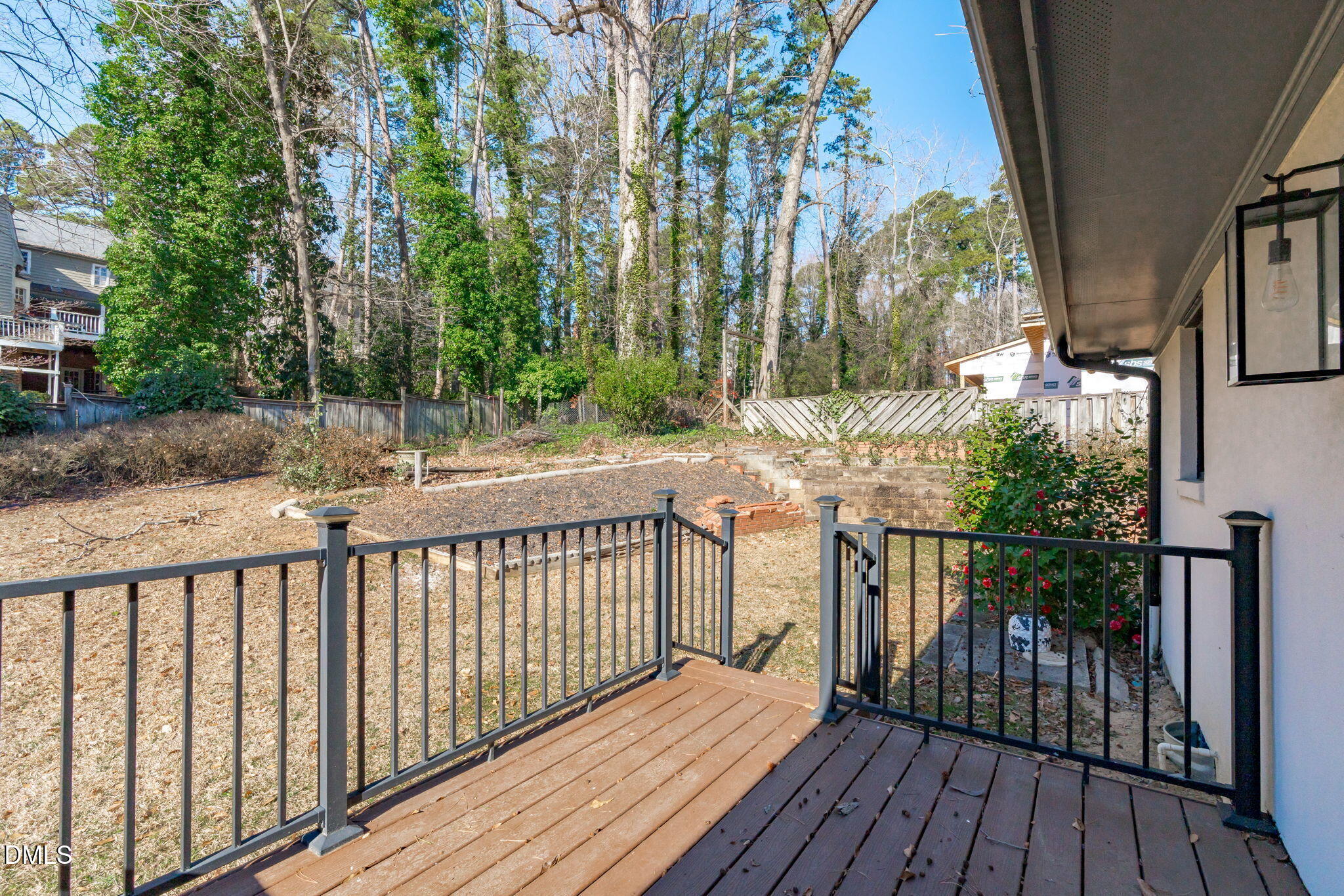 3513 Brook Drive Raleigh, NC 27609 - Photo 47 of 61 a view of deck with wooden floor and fence
