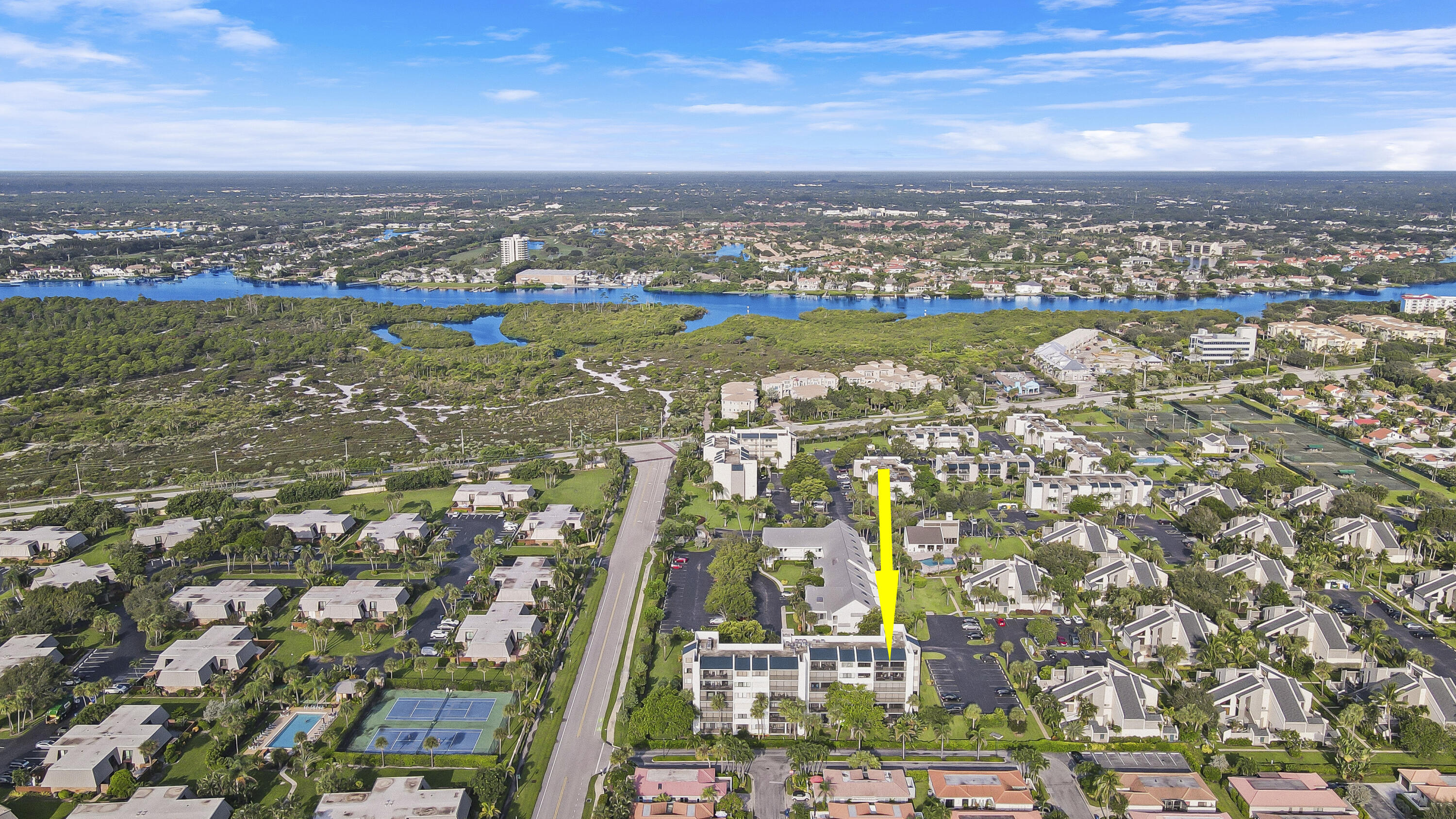 1605 Highway 1, Unit 604M3 Jupiter, FL 33477 - Photo 30 of 42 Aerial Facing West