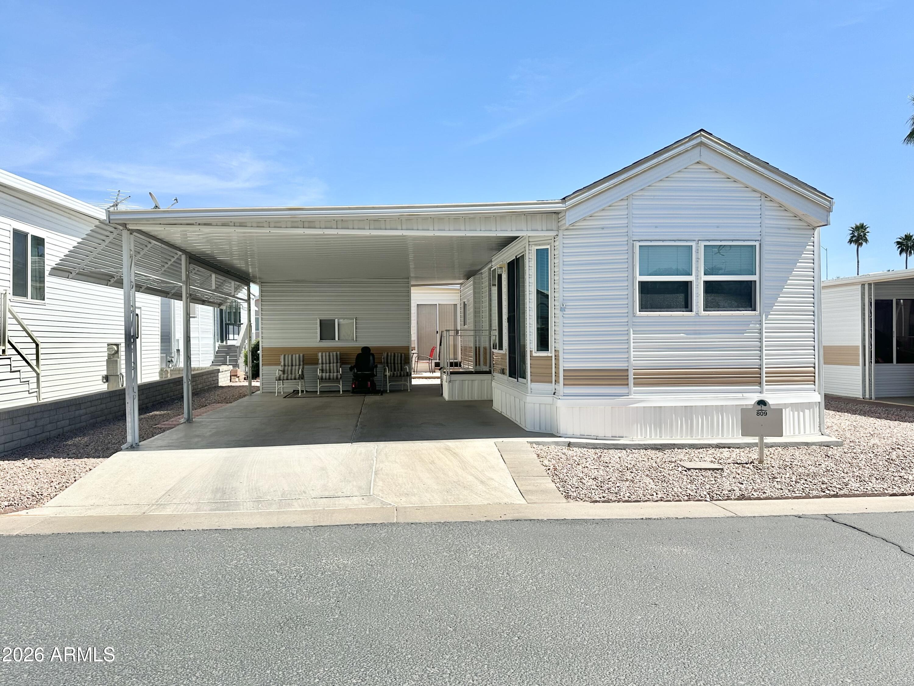 111 South Greenfield Road, Unit 809 Mesa, AZ 85206 - Photo 2 of 49 FRONT VIEW