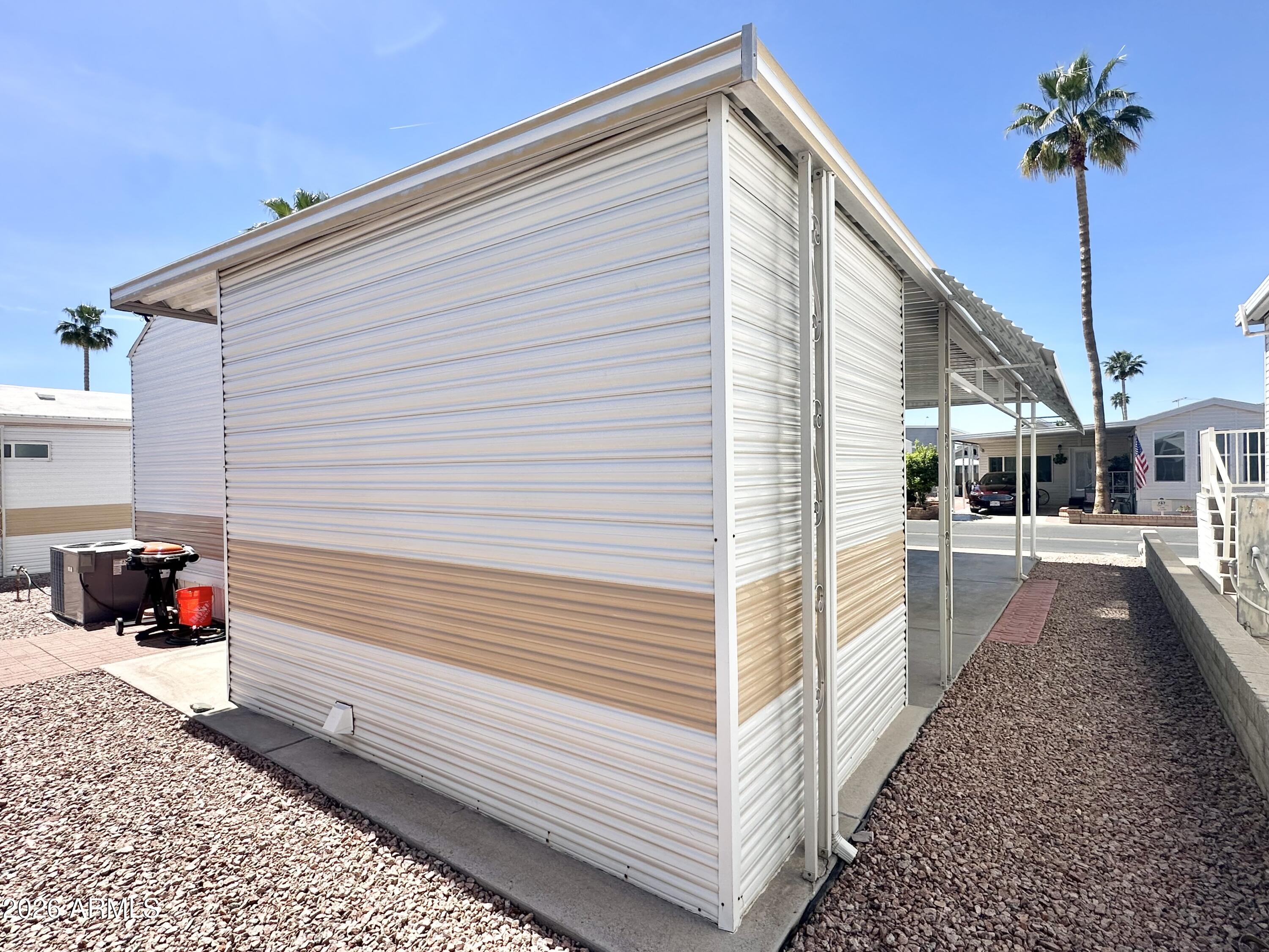 111 South Greenfield Road, Unit 809 Mesa, AZ 85206 - Photo 38 of 49 BACK OF SHED/SIDE