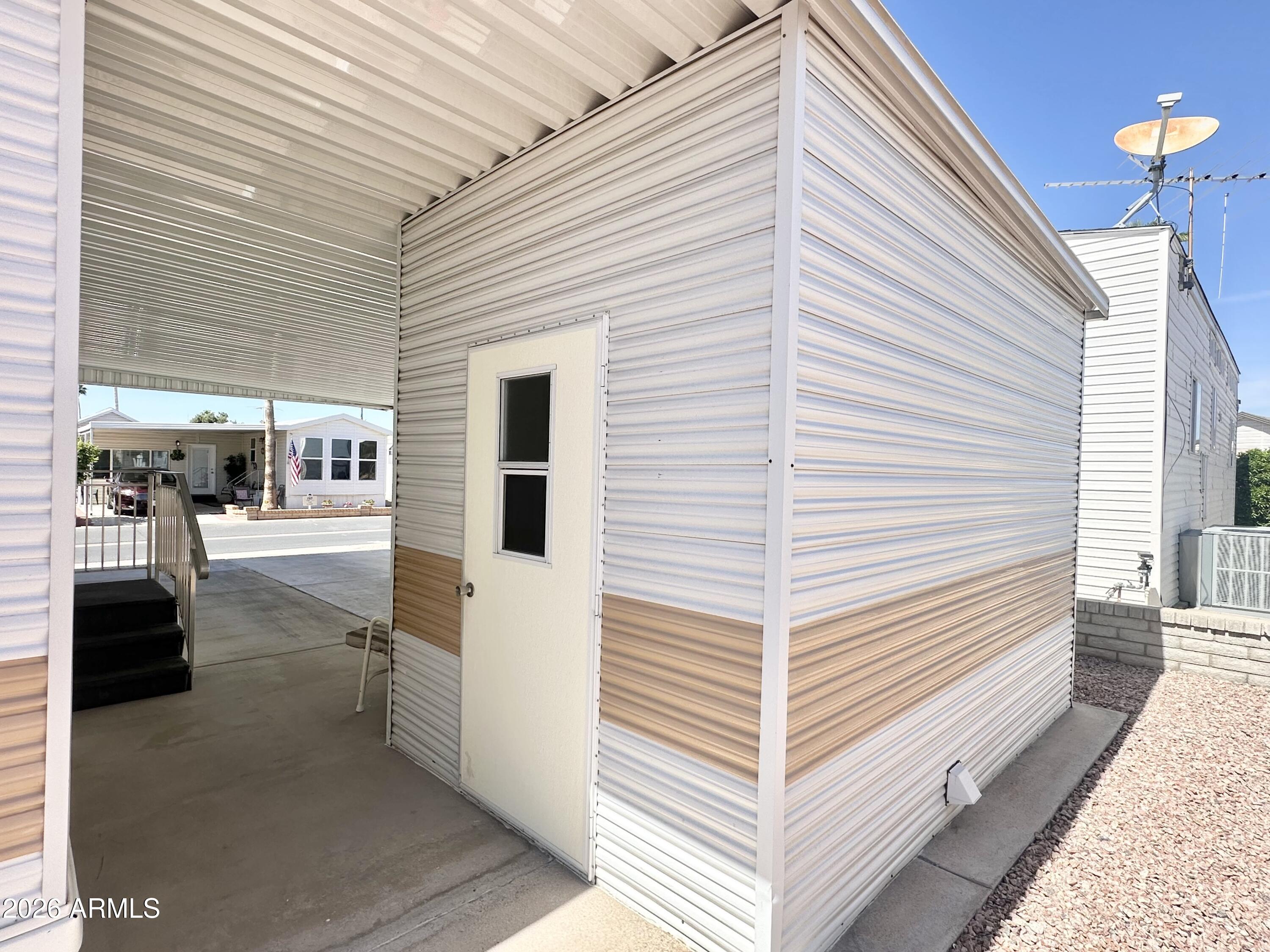 111 South Greenfield Road, Unit 809 Mesa, AZ 85206 - Photo 40 of 49 LARGE STORAGE SHED