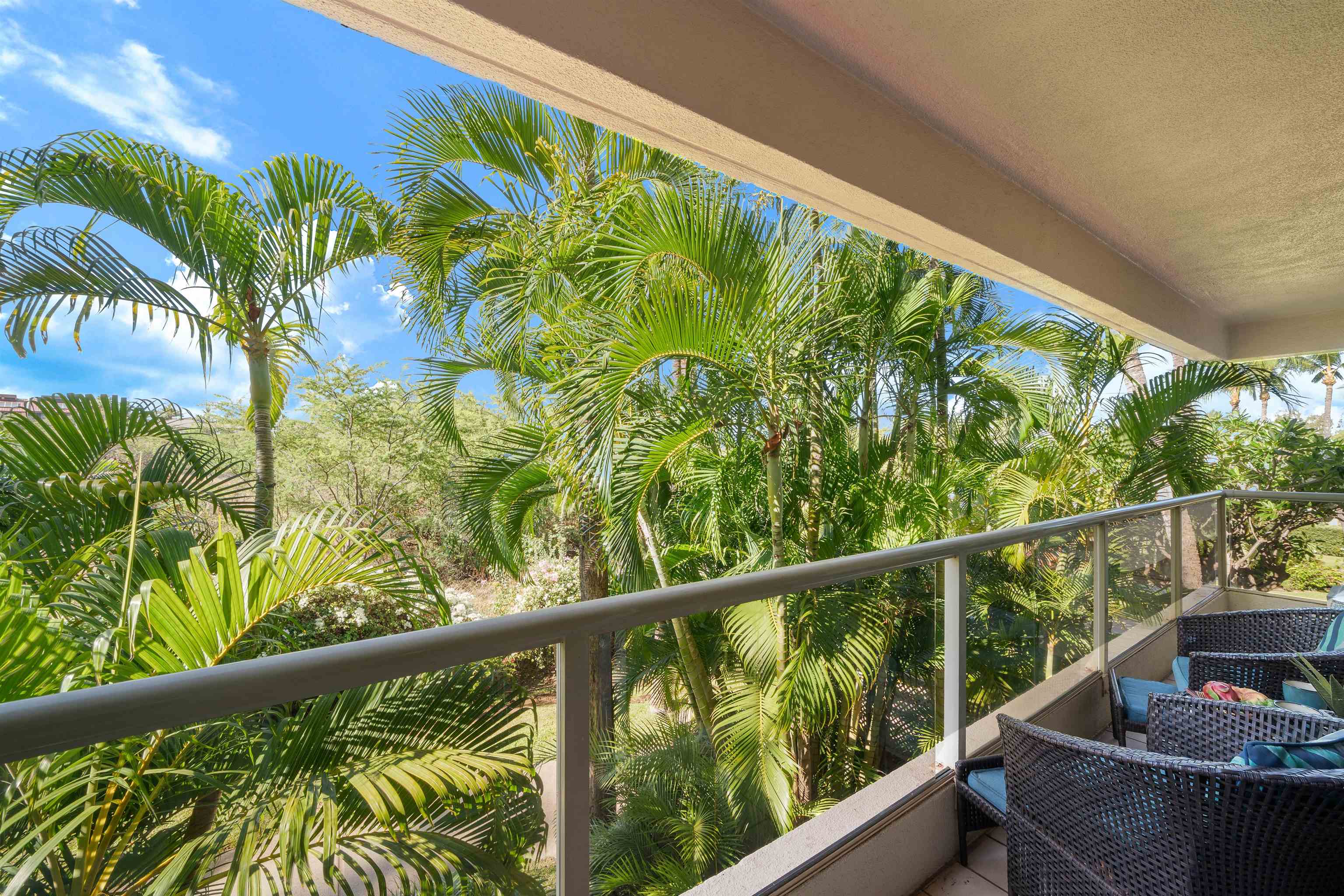 2575 South Kihei Road, Unit H207 Kihei, HI 96753 - Photo 2 of 31 a view of a balcony with plants