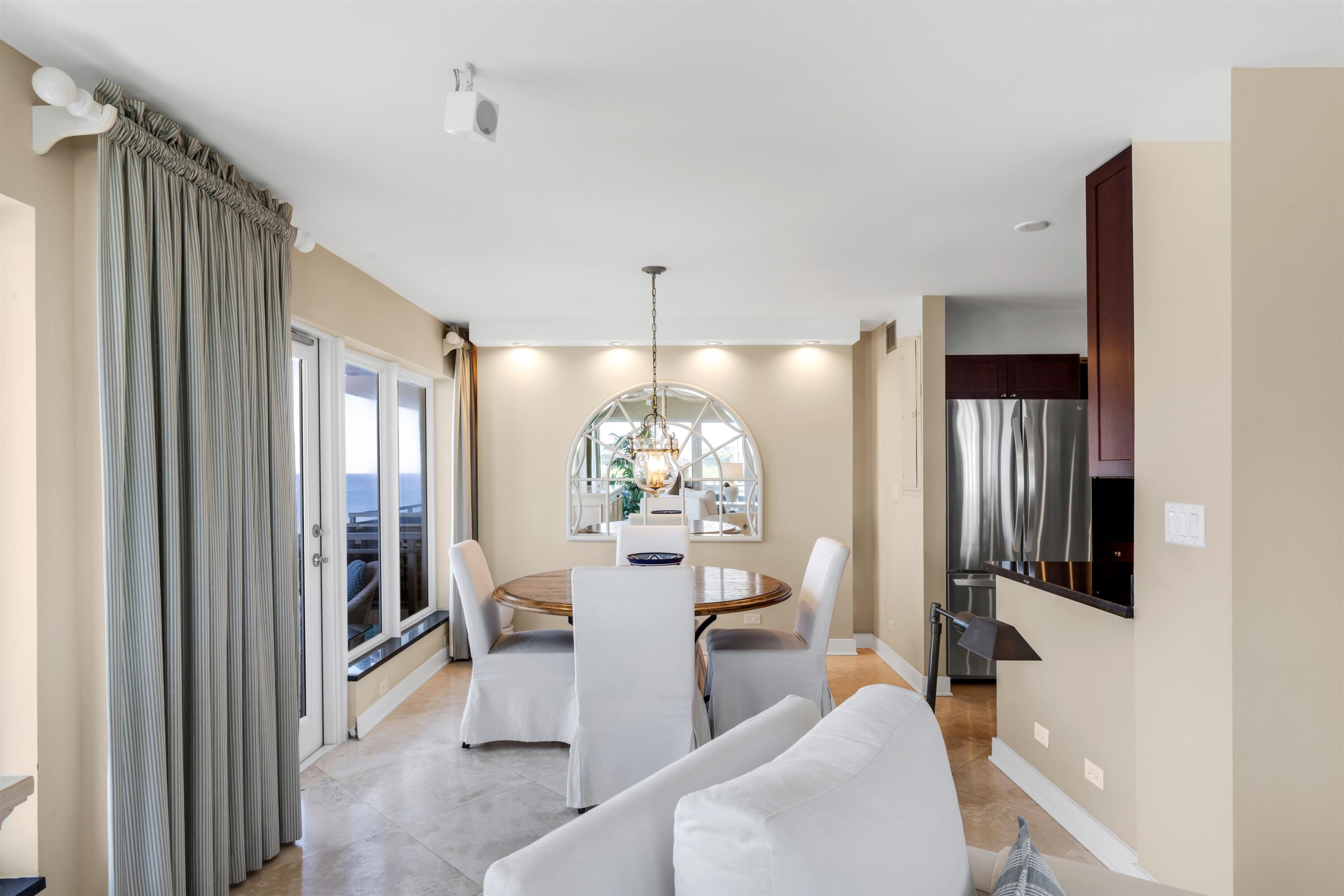 2066 North Ocean Boulevard, Unit 10NW Boca Raton, FL 33431 - Photo 8 of 28 LIVING ROOM TO DINING