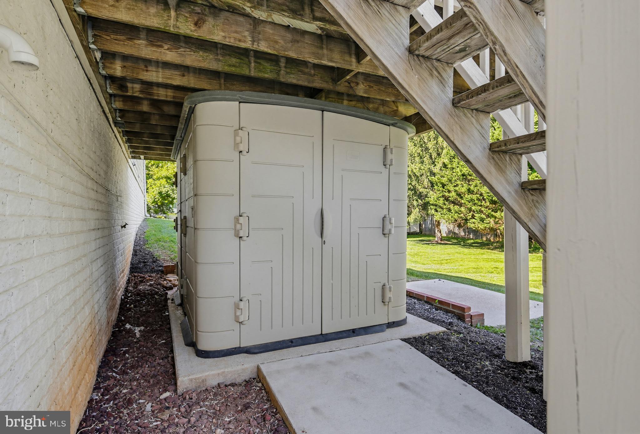 8266 Spring Branch Court Laurel, MD 20723 - Photo 67 of 73 Shed below back deck
