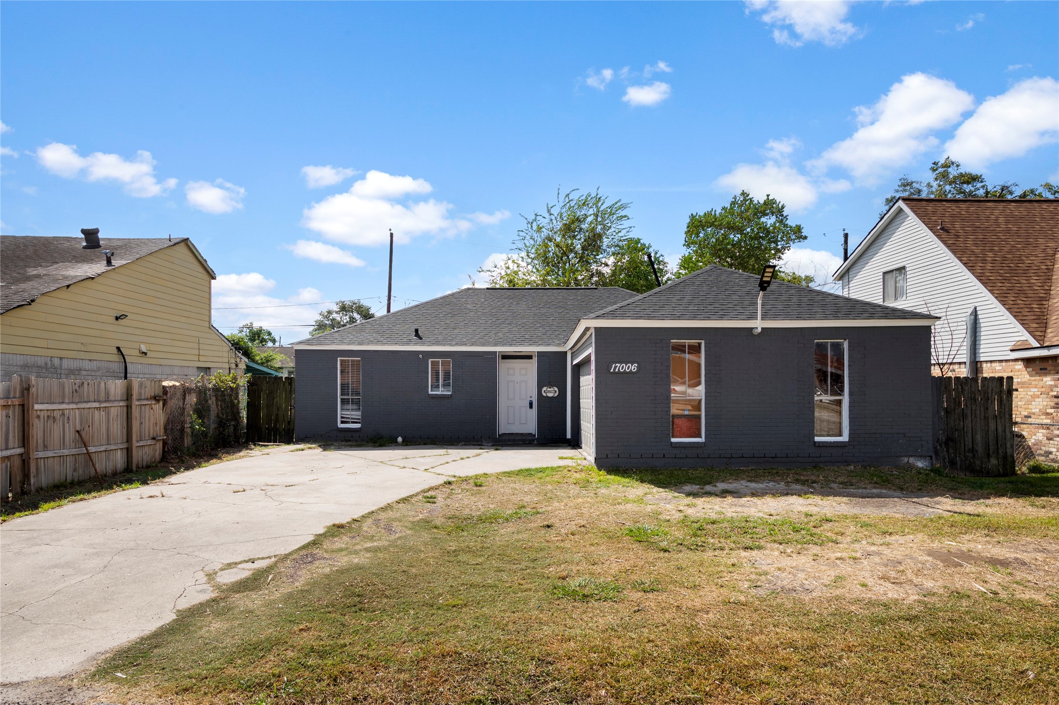17006 Hall Shepperd Road Houston, TX 77049 - Photo 2 of 25 Front home, attached garage
