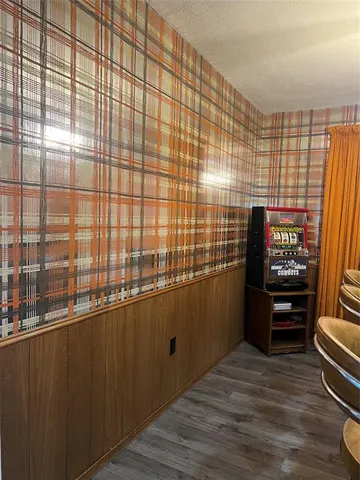 a room with musical instruments