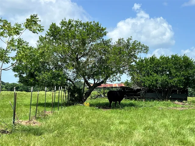 a view of field with grass and a lake