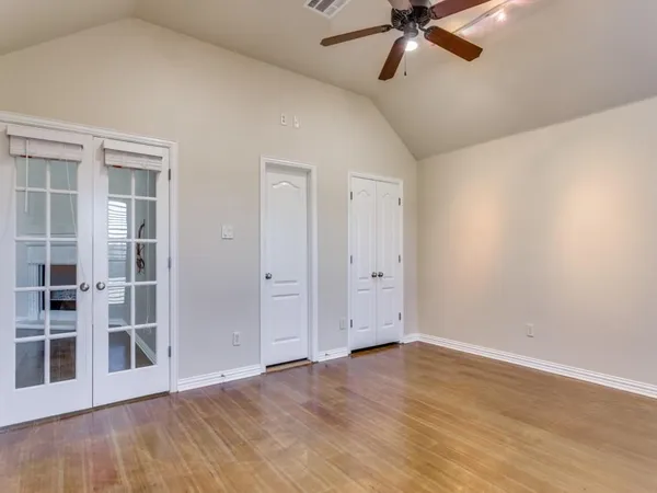 wooden floor in an empty room