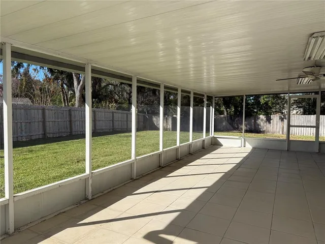 a view of a building with a porch