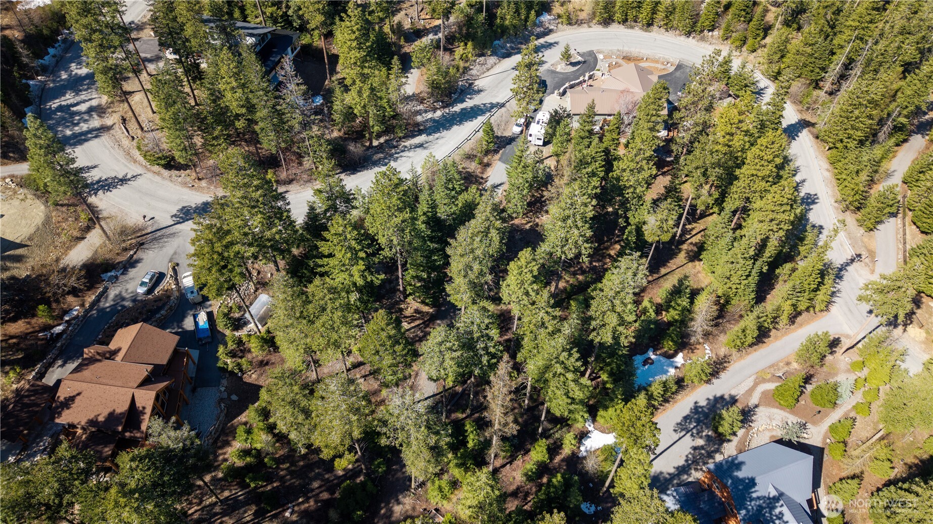 6761 Forest Ridge Drive Wenatchee, WA 98801 - Photo 12 of 14 an aerial view of residential houses with outdoor space