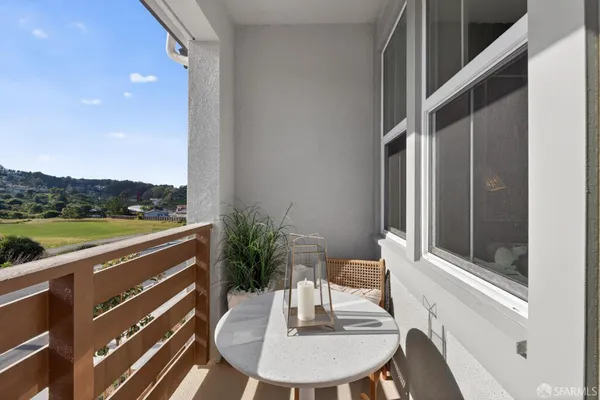 a outdoor space with furniture