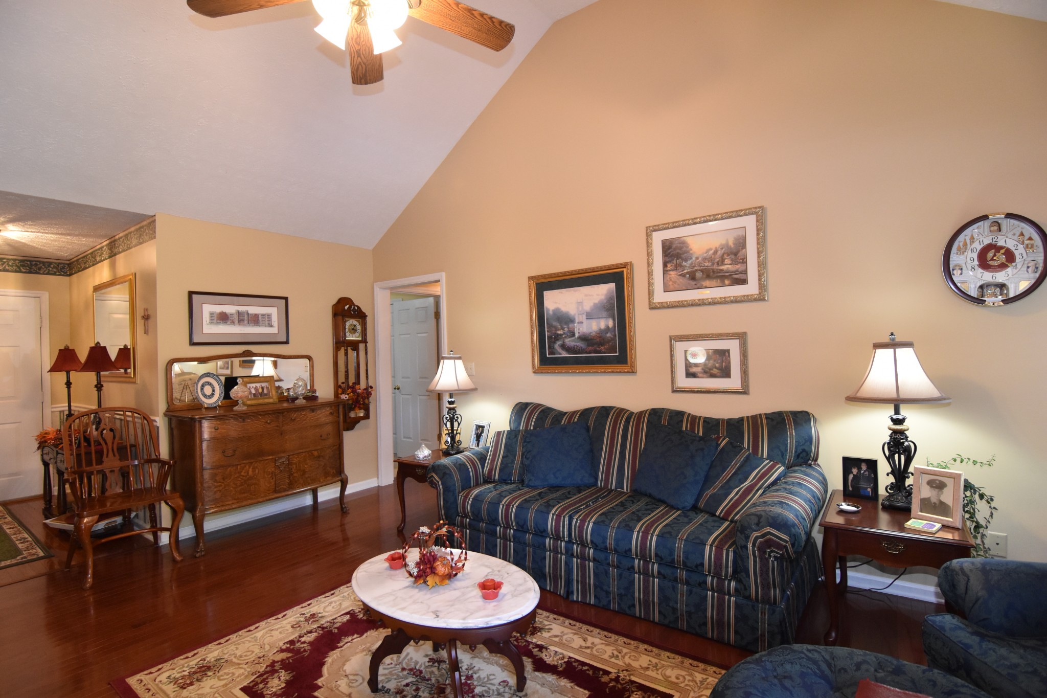 980 Harkreader Road Mount Juliet, TN 37122 - Photo 21 of 33 a living room with furniture and wooden floor