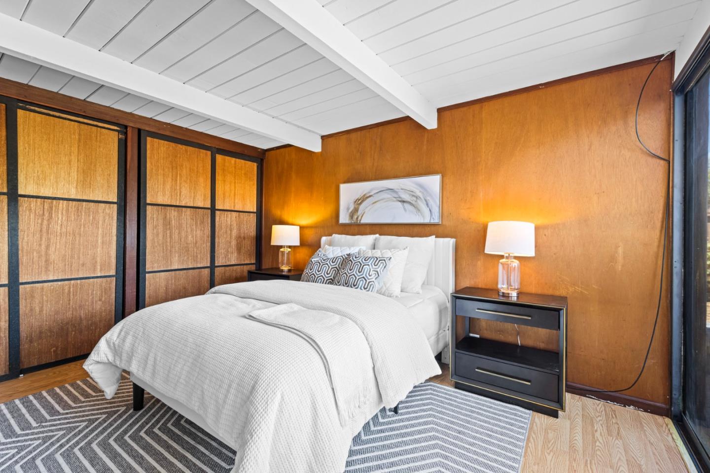 653 Edna Way San Mateo, CA 94402 - Photo 15 of 41 a bedroom with a bed and a window