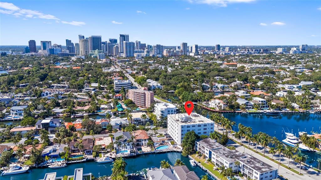 1770 East Las Olas Boulevard, Unit 505 Fort Lauderdale, FL 33301 - Photo 31 of 33 an aerial view of a city