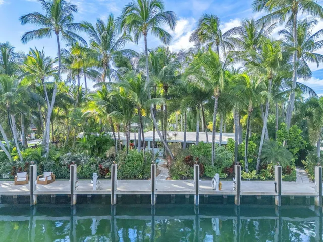 a view of a swimming pool with an outdoor space