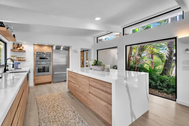 a view of a back yard of the house