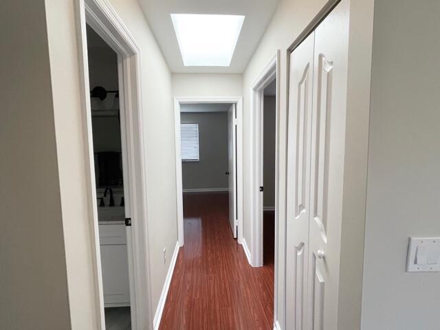 6763 Via Regina Boca Raton, FL 33433 - Photo 24 of 39 a view of a hallway with wooden floor and staircase