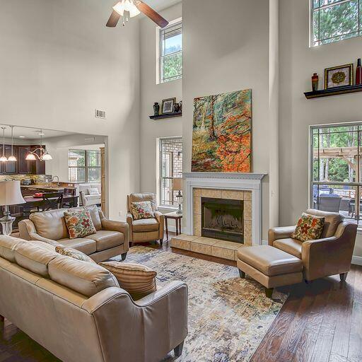 28 Haven Way Freeport, FL 32439 - Photo 5 of 50 a living room with furniture and a fireplace