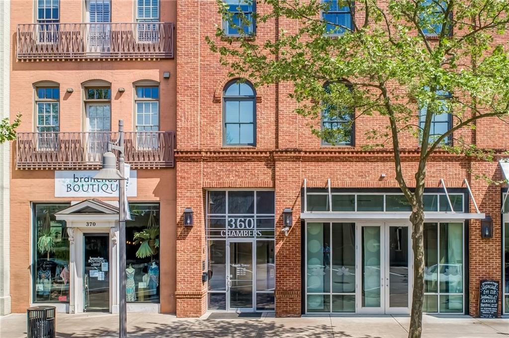 360 Chambers Street, Unit 408 Woodstock, GA 30188 - Photo 1 of 1 Welcome Home to Downtown Woodstock - Live Work and Play! This is one of 3 entrances into the building.
