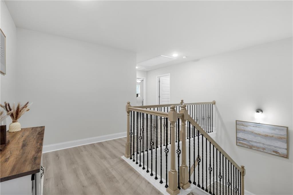 6710 Cedar Glen Road Atlanta, GA 30360 - Photo 27 of 35 a view of entryway with wooden floor