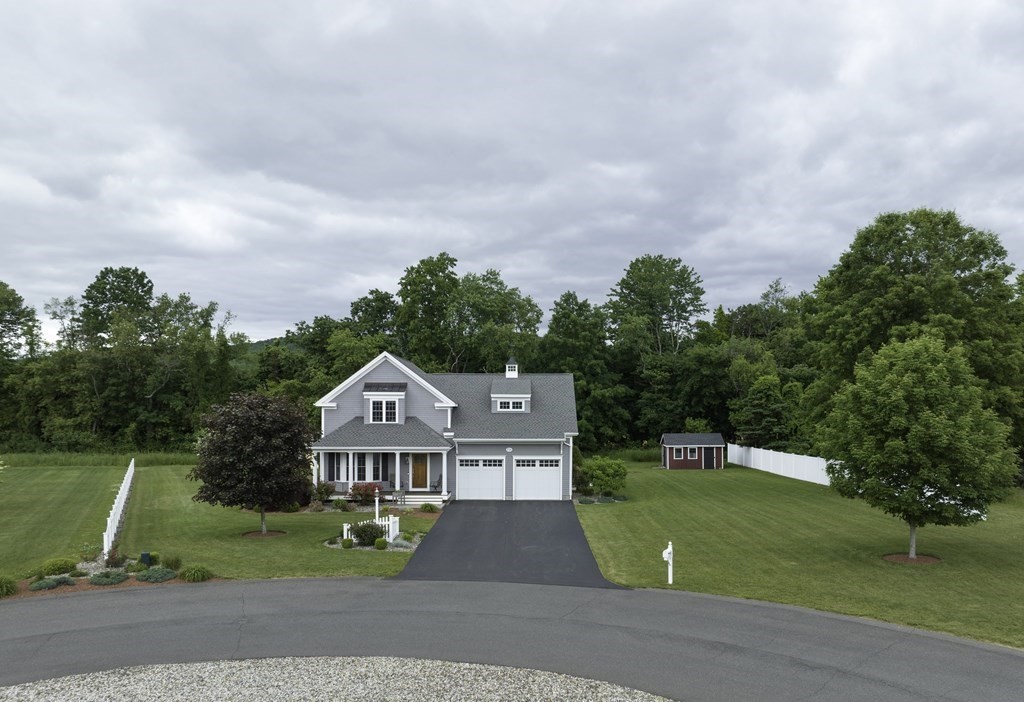 2 Chatham Way South Hadley, MA 01075 - Photo 4 of 40 a aerial view of a house with a big yard plants and large trees