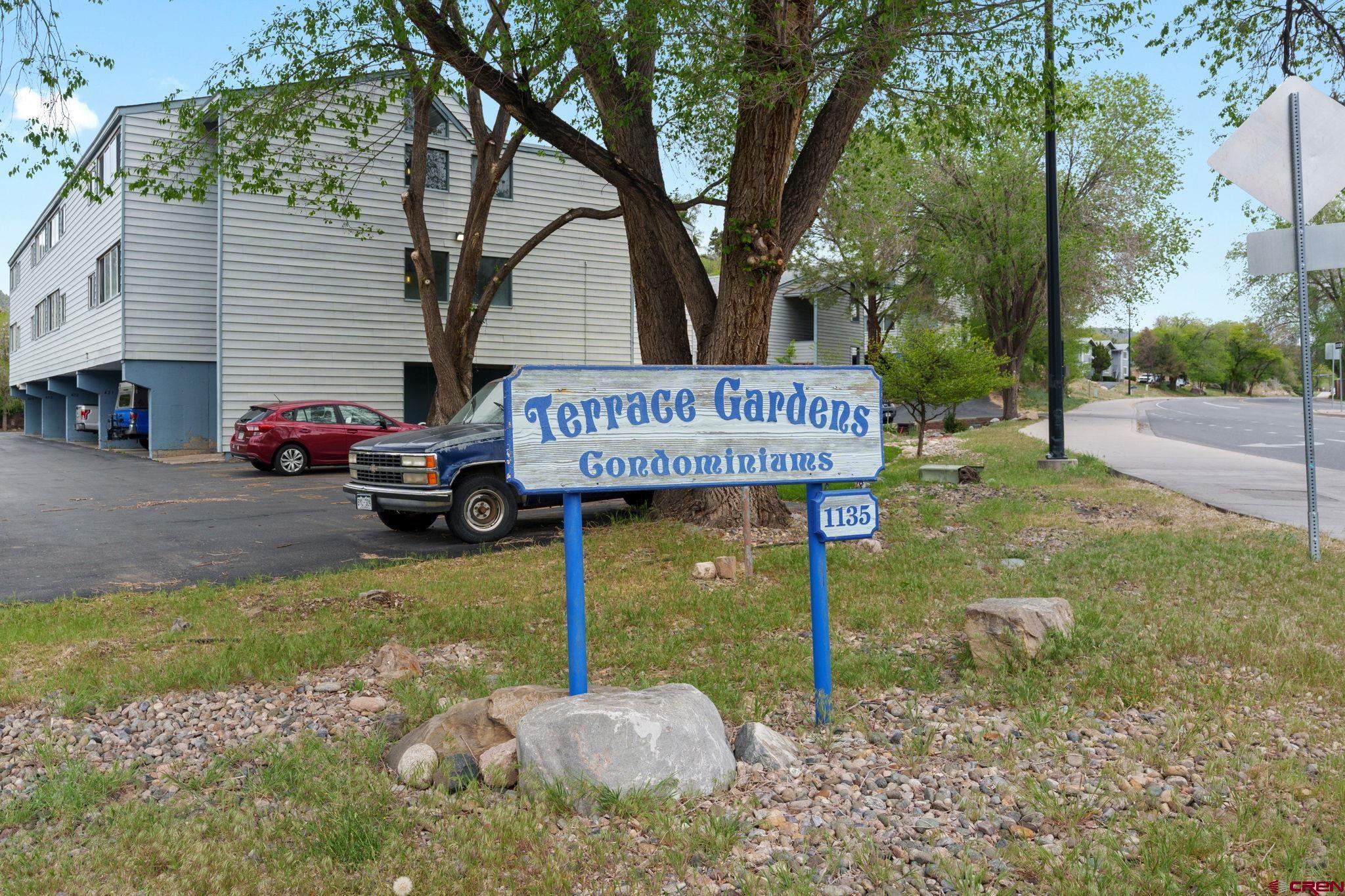 1135 Florida Road, Unit A29 Durango, CO 81301 - Photo 1 of 33 a view of a house with backyard and sitting area