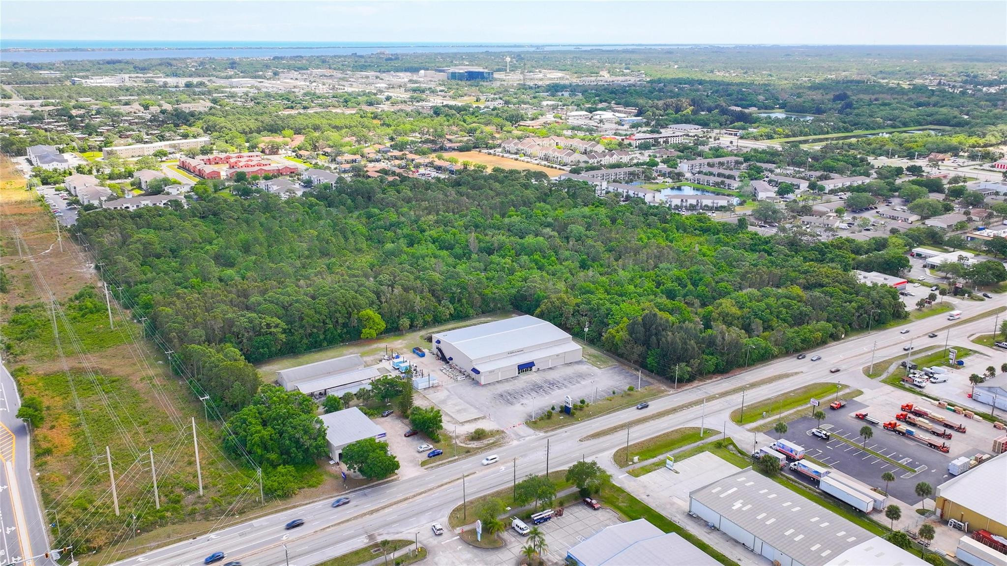 4527 South Babcock Street Palm Bay, FL 32905 - Photo 13 of 16 an aerial view of a city