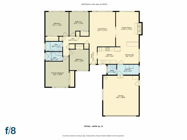 $1,988,000 | 1650 Nord Lane, San Jose, CA 95125