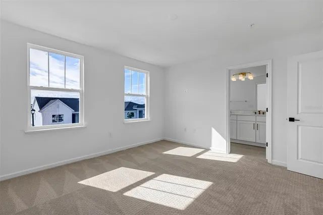 a view of an empty room