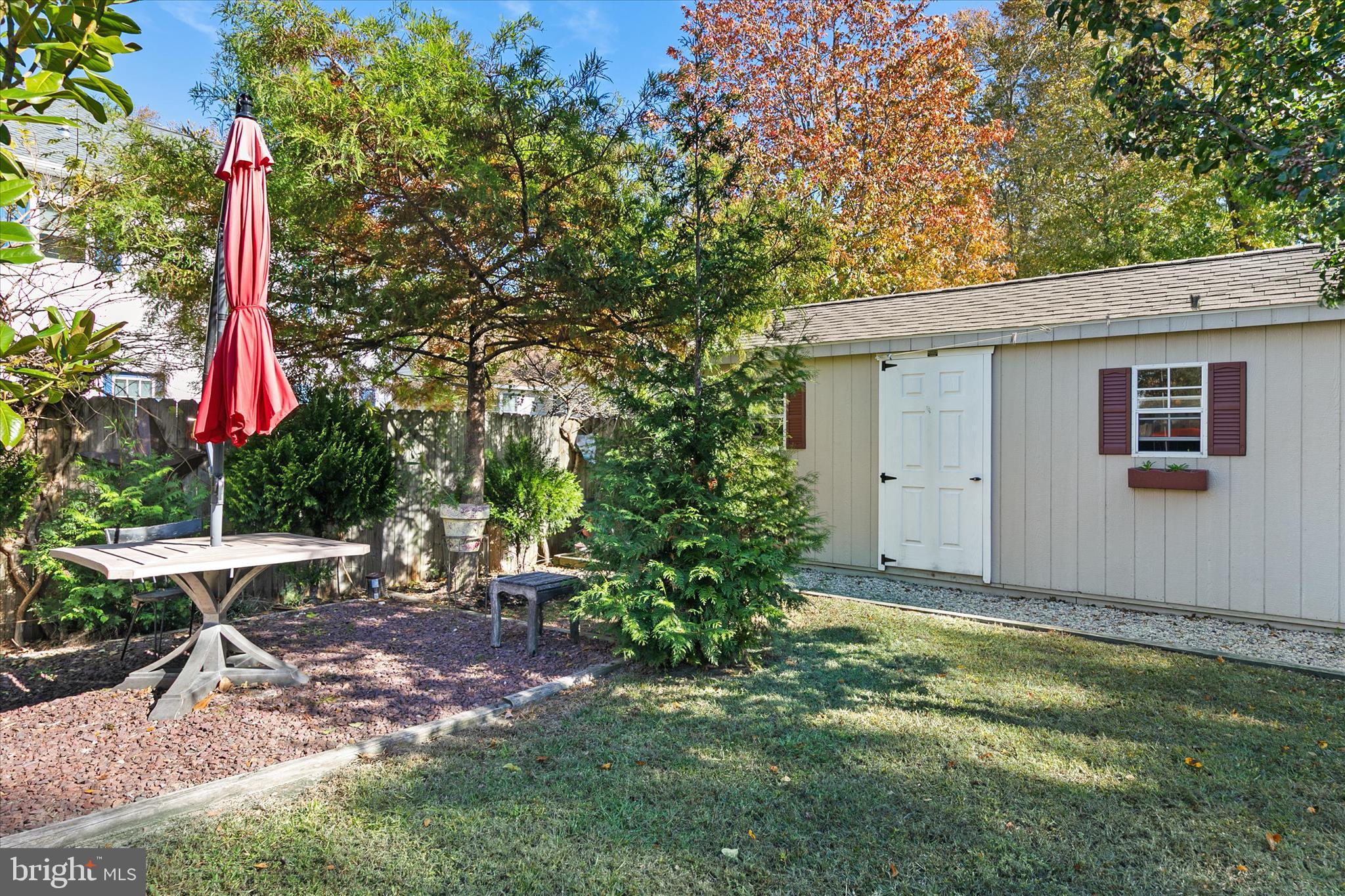 37239 Main Street Ocean View, DE 19970 - Photo 40 of 43 a backyard of a house with table and chairs