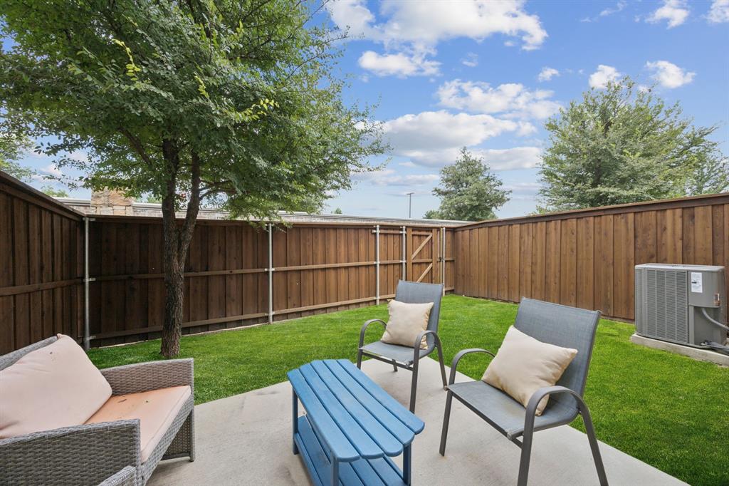 1010 Switchgrass Lane Allen, TX 75013 - Photo 23 of 25 a view of a yard with furniture