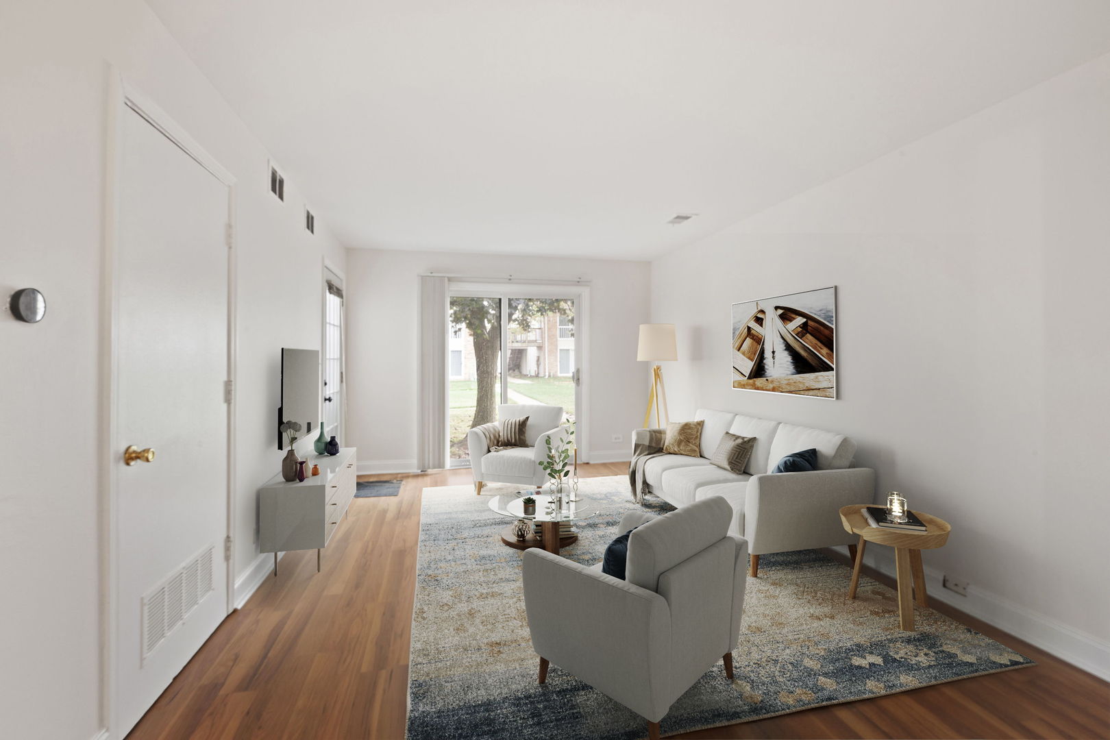 1975 Kenilworth Circle, Unit B Hoffman Estates, IL 60169 - Photo 3 of 21 a living room with furniture
