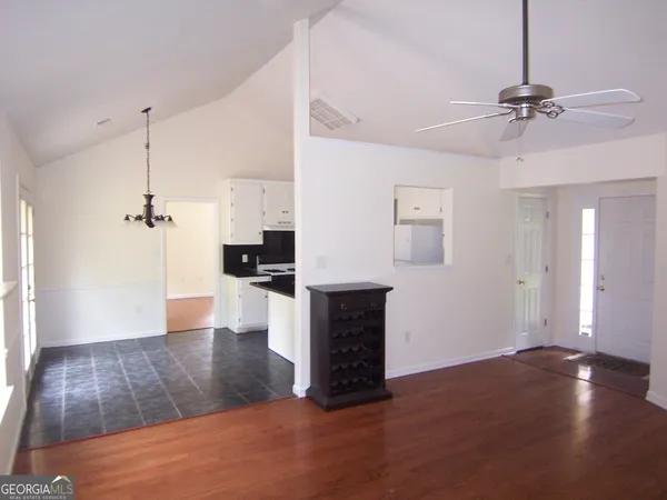 a view of a living room