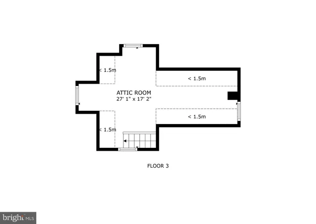 a picture of a wall with a bench in it