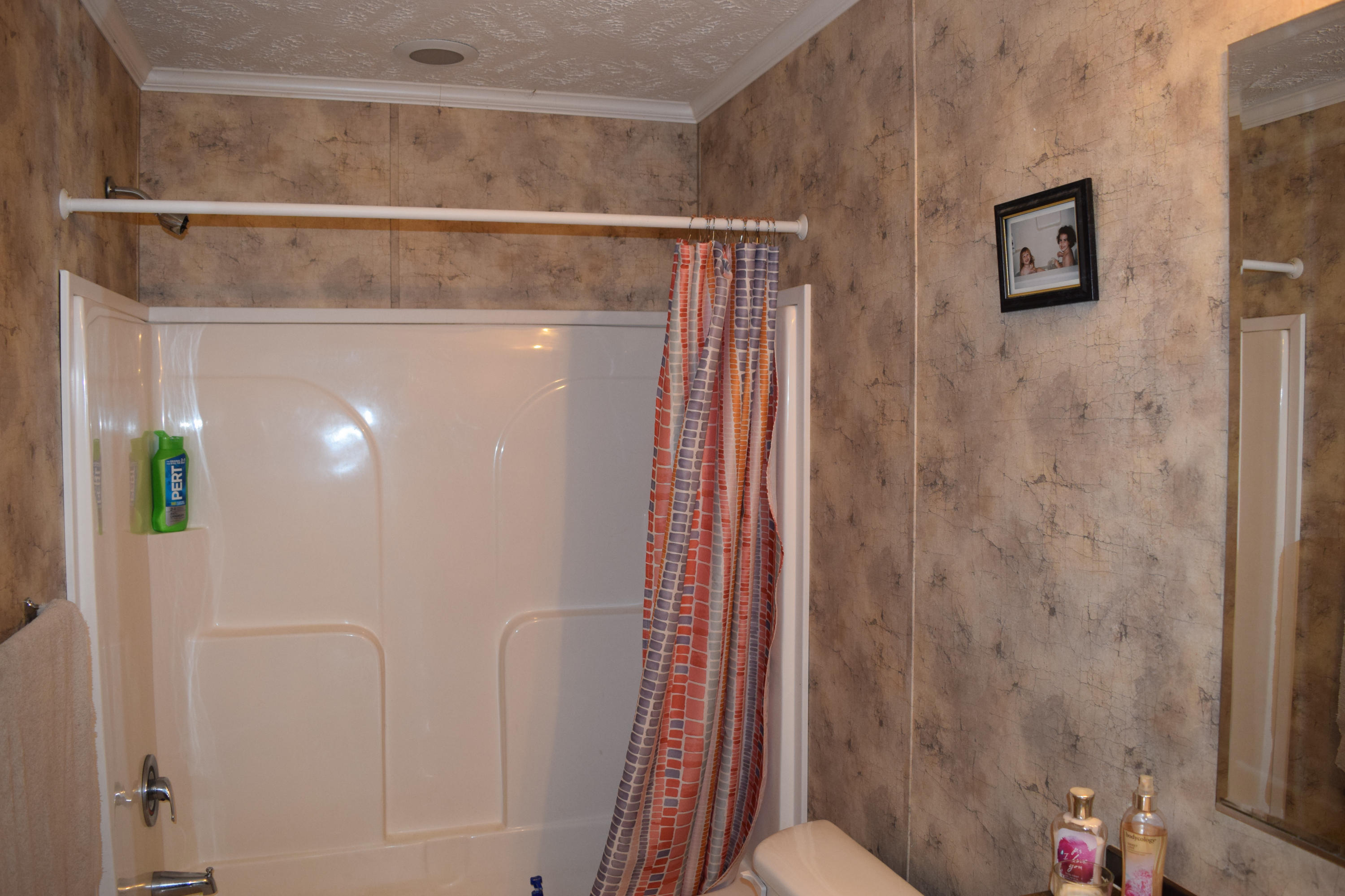 4752 Waidsboro Road Ferrum, VA 24088 - Photo 30 of 38 a bathroom with a shower and a toilet