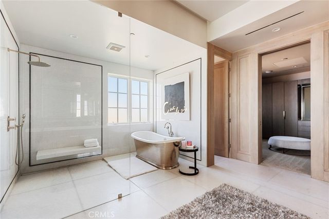 a living room with a couch and a table