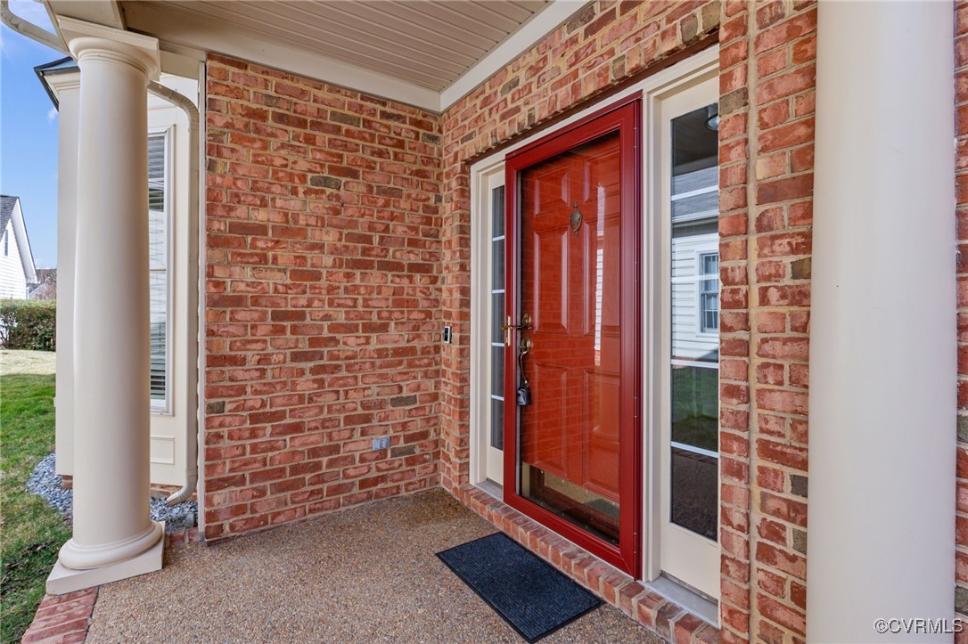 5060 Park Commons Loop Glen Allen, VA 23059 - Photo 5 of 38 Doorway to property with brick siding