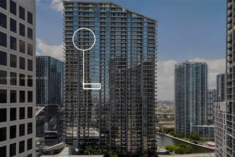 a front view of a building