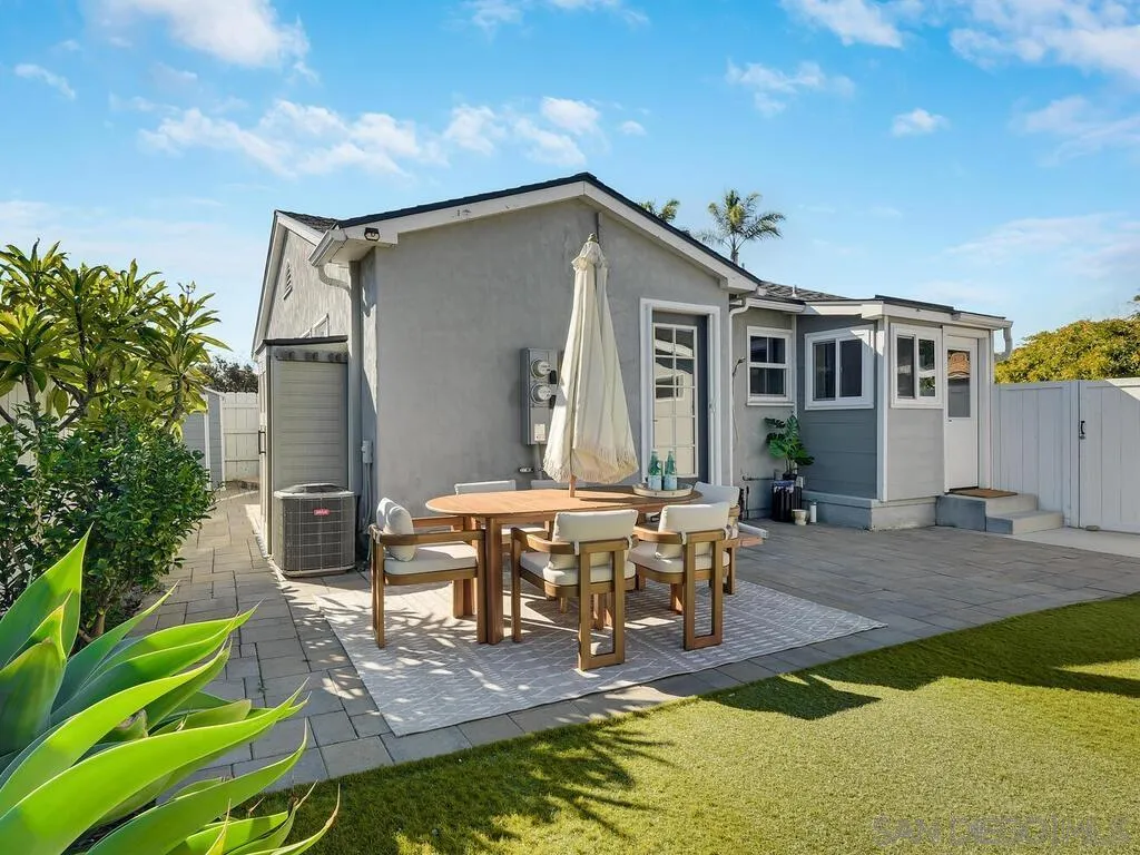 4751 Altadena Avenue San Diego, CA 92115 - Photo 31 of 47 a view of a house with backyard porch and sitting area