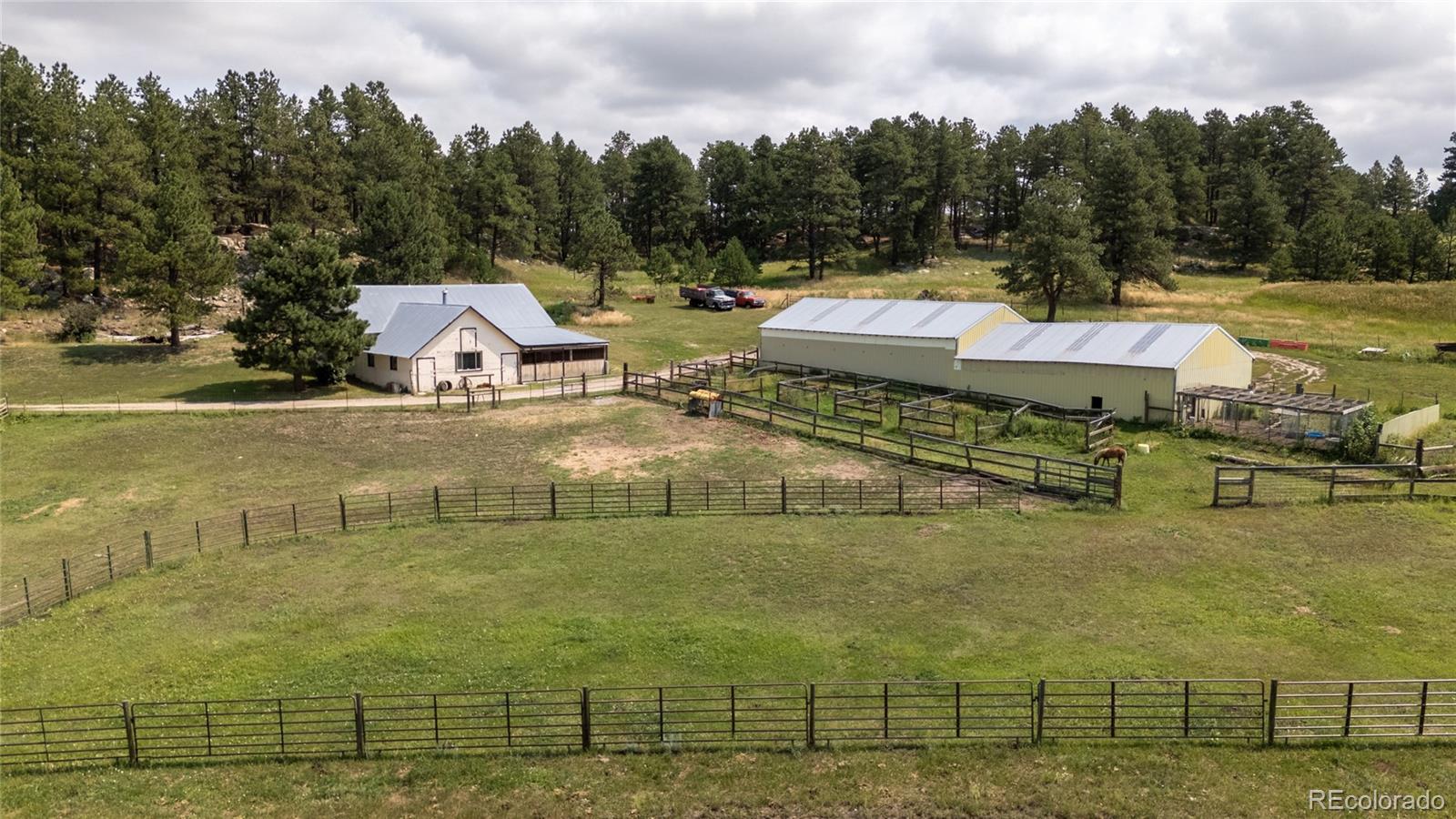 11503 East Smith Road Elbert, CO 80106 - Photo 3 of 44 a bathroom with a sink and a large mirror