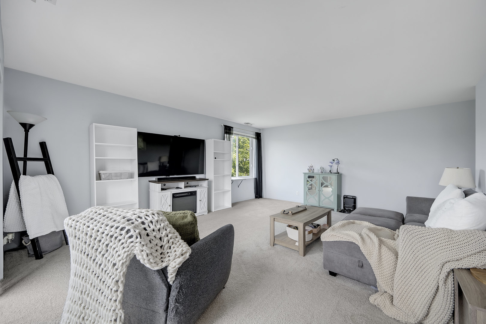 420 Walnut Creek Road, Unit 3406 Lisle, IL 60532 - Photo 3 of 21 a living room with furniture and a flat screen tv