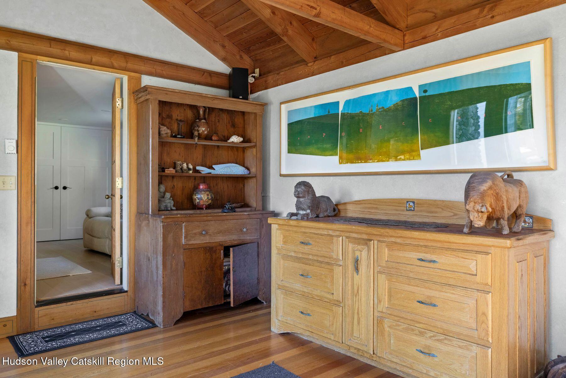 114 Chase Road Shokan, NY 12481 - Photo 32 of 68 a kitchen with a sink and wooden cabinets