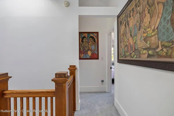 a view of a chairs and table in the park
