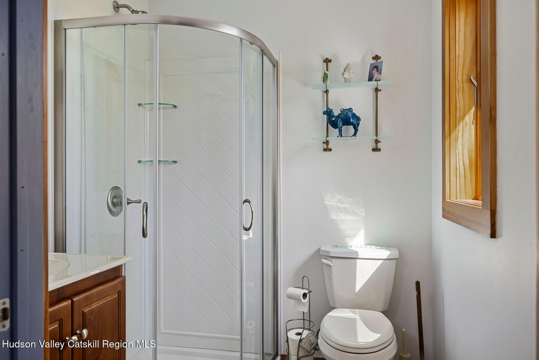 114 Chase Road Shokan, NY 12481 - Photo 59 of 68 a bathroom with a shower and toilet